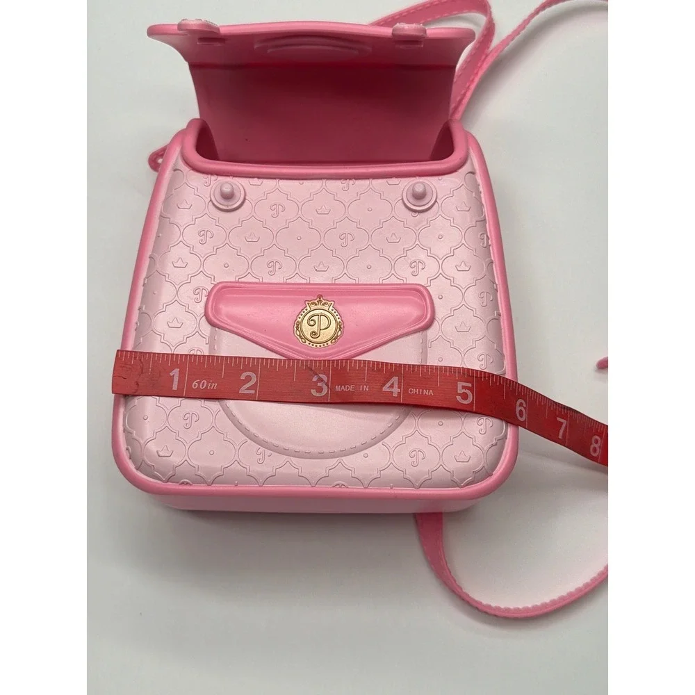 Disney Princess Pink Backpack Purse‎ with Crown Charm for Kids